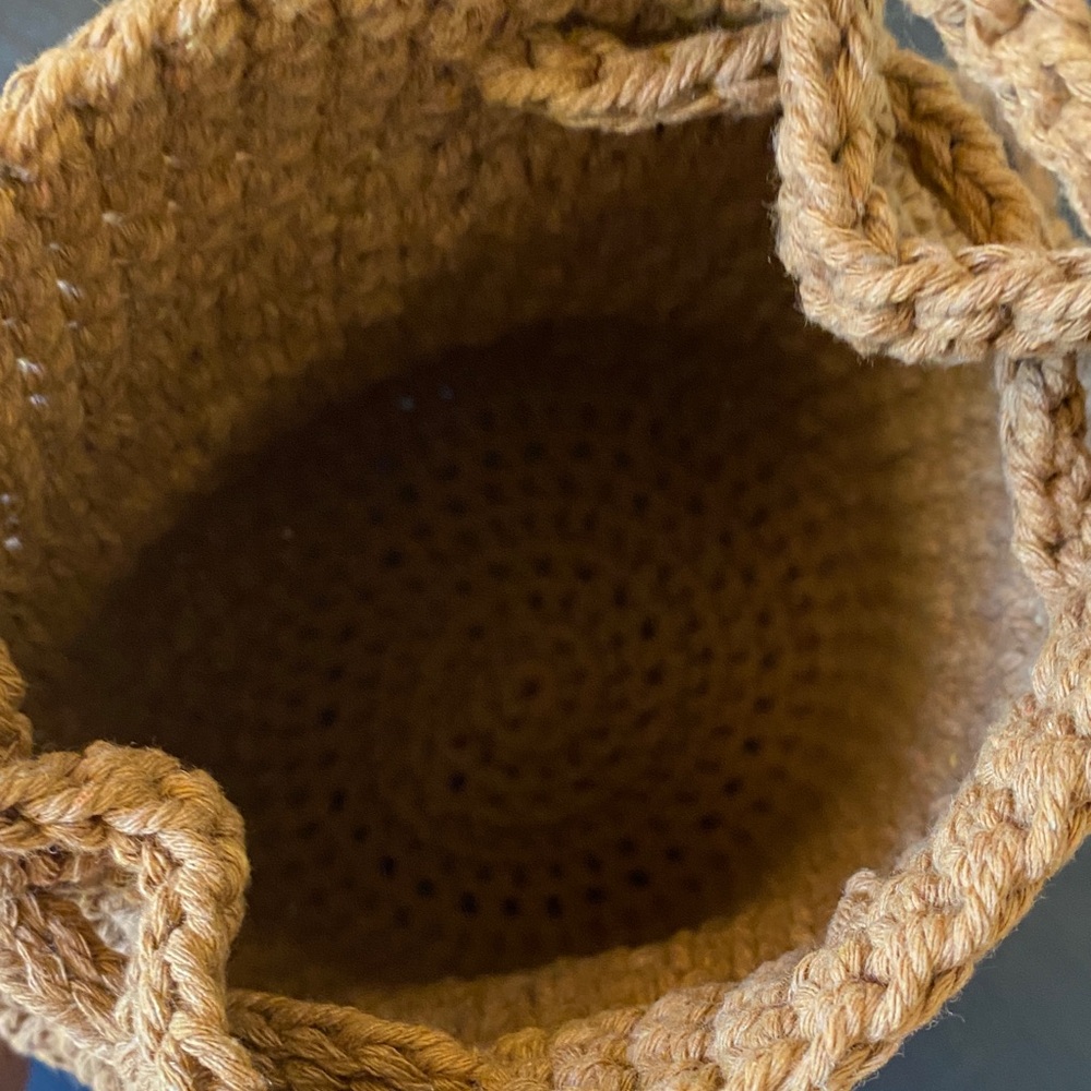 Handmade Crochet Shoulder Bag - Picture 6 of 8
